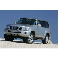 Nissan Patrol 11/2004 to present; 2 fronts with airbags, 50/50 rear bench with arm rests