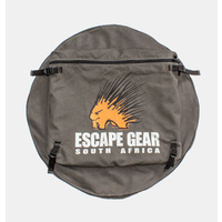 Escape 33" Spare Wheel Cover with Bin - Grey