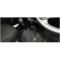 80 Land Cruiser – Manual 4x4 (Rubber boot – Not vinyl or leather) – Transmission Cover Black