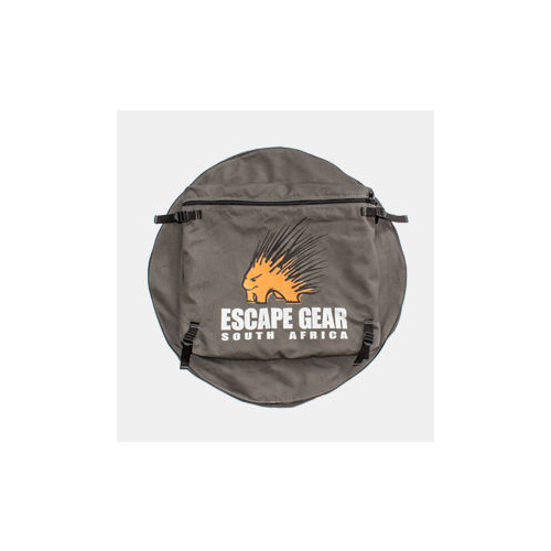 Escape 33" Spare Wheel Cover with Bin - Grey