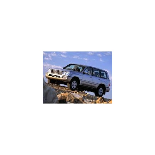Land Cruiser 100 Series VX; 2 fronts, 60/40 rear bench with armrest.